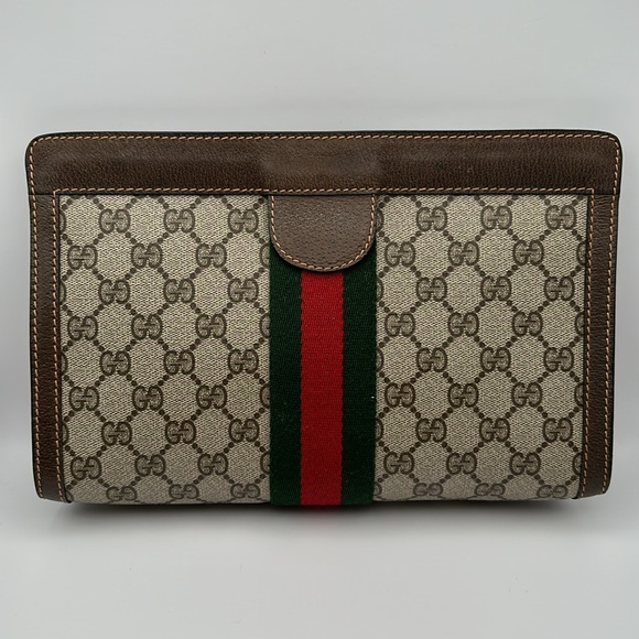 Gucci sherry line makeup clutch bag - Picture 2 of 11